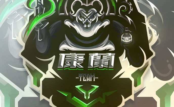 Mascot Logo 〜パンダ×手榴弾×銃〜