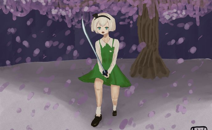 魂魄ようむ桜咲くよ