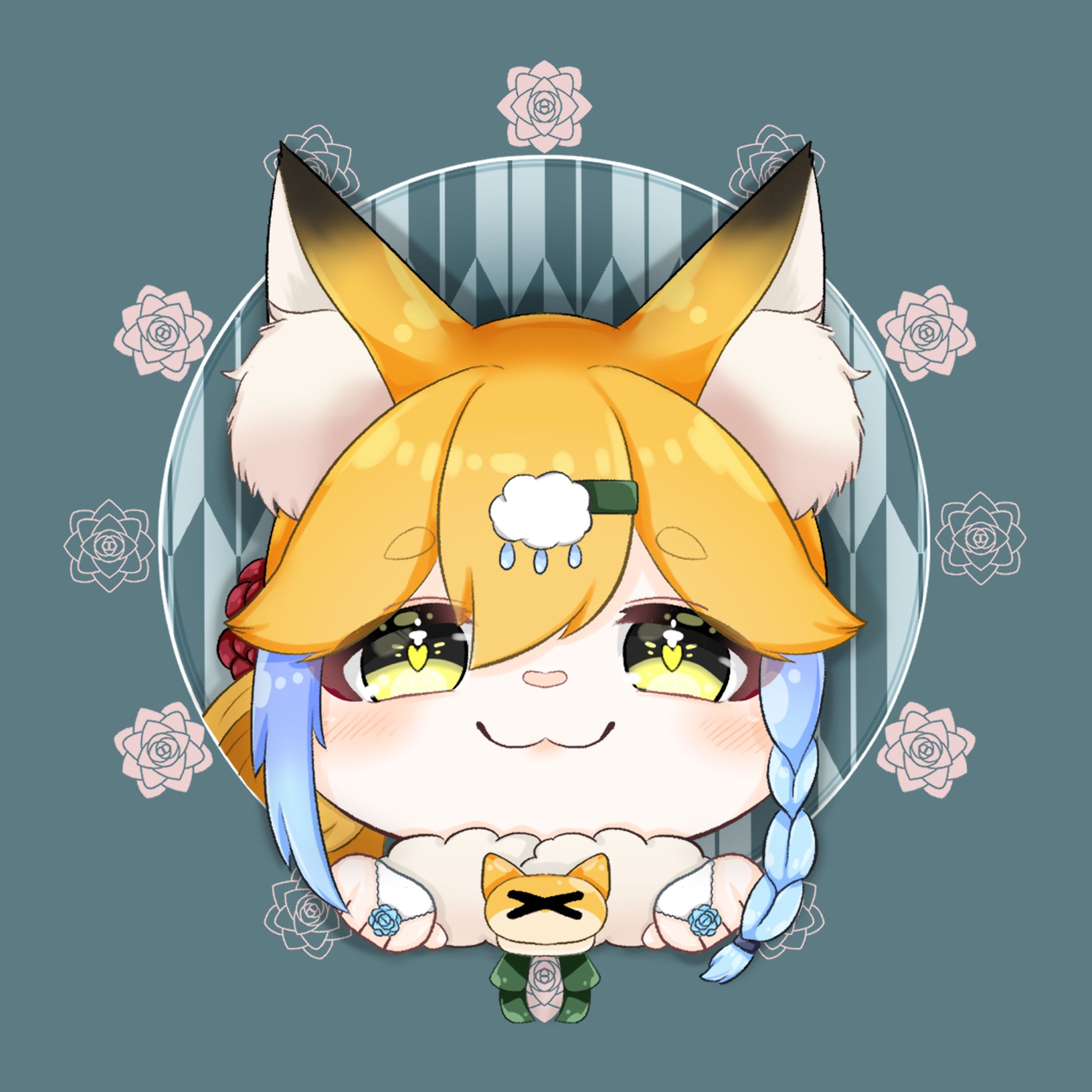 【実績】缶バッチ用イラスト-1