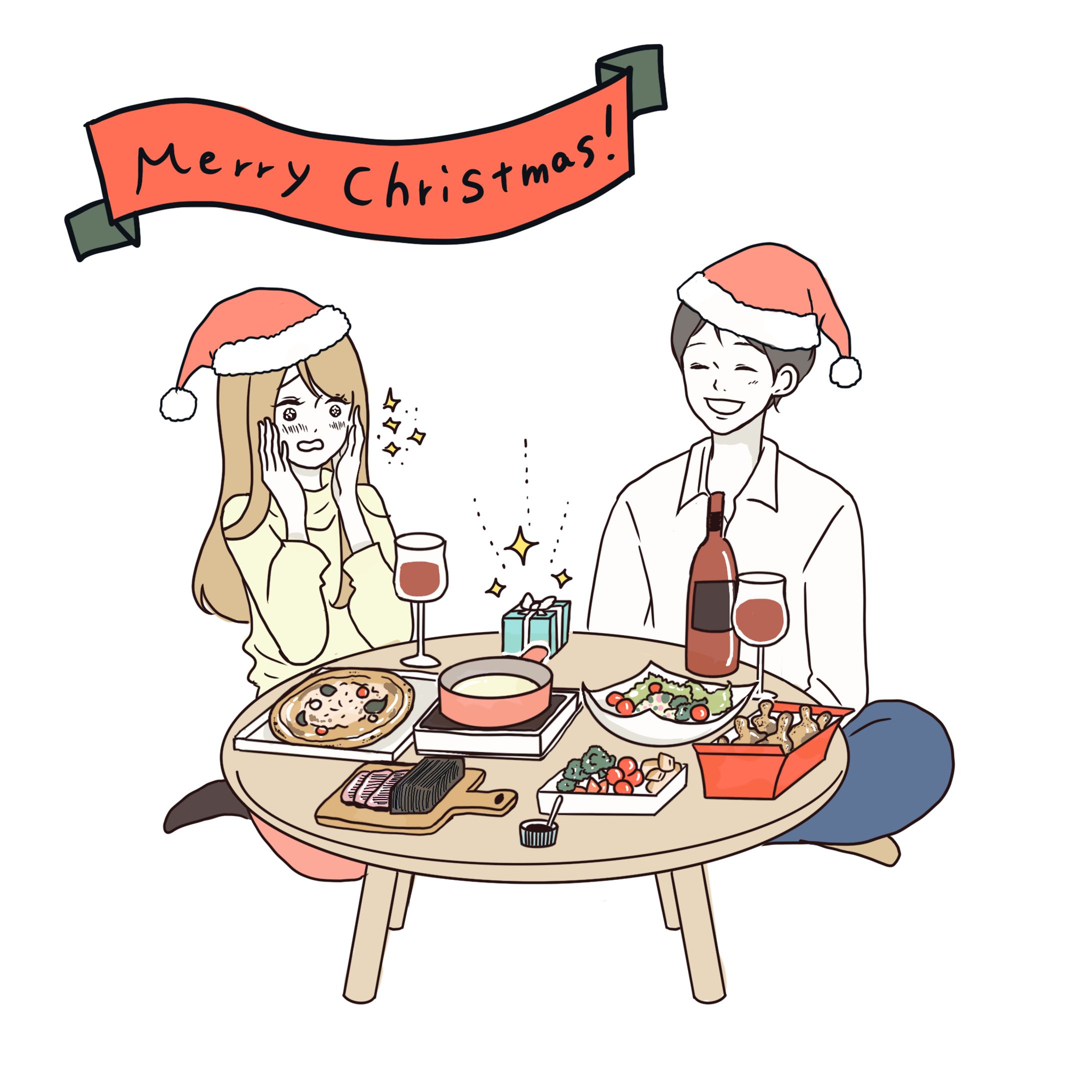 カットイラスト　クリスマス-1