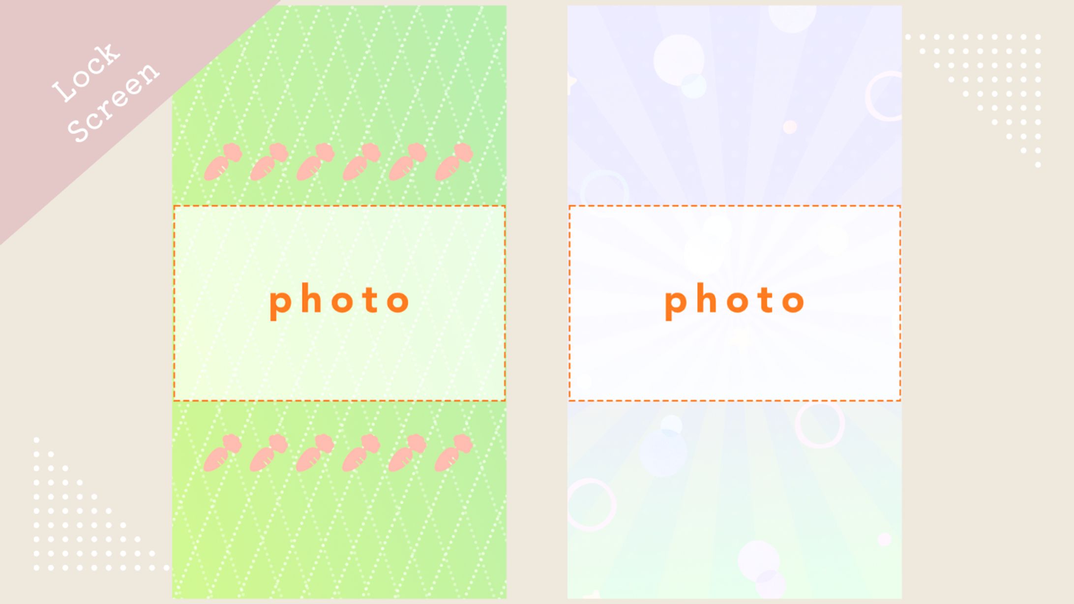 【自主制作】スマホロック画面用背景画像-1