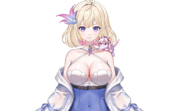 ユシヤさん Vtuber モデル イラスト·背景イラスト·チャンネルアートイラスト