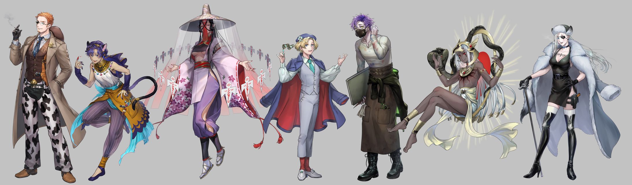 2021年　キャラクター立ち絵まとめ-1