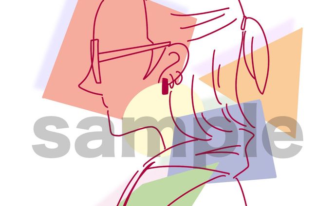 sketch、似顔絵イラスト