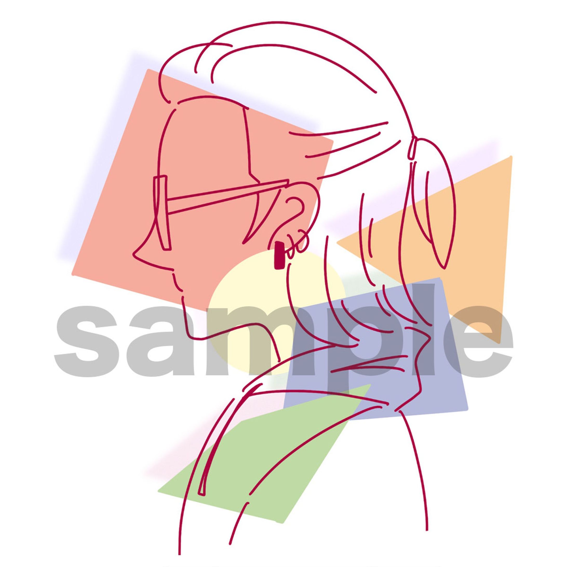 似顔絵イラスト｜サンプル-1