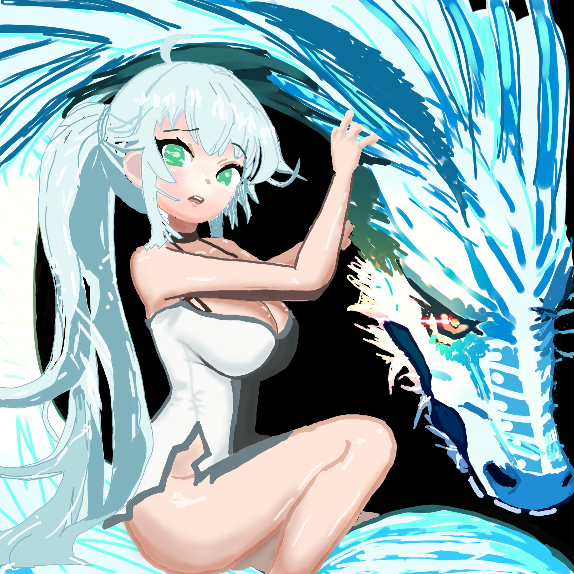 #ネギ吉の絵ネルギー #ドラゴン-1