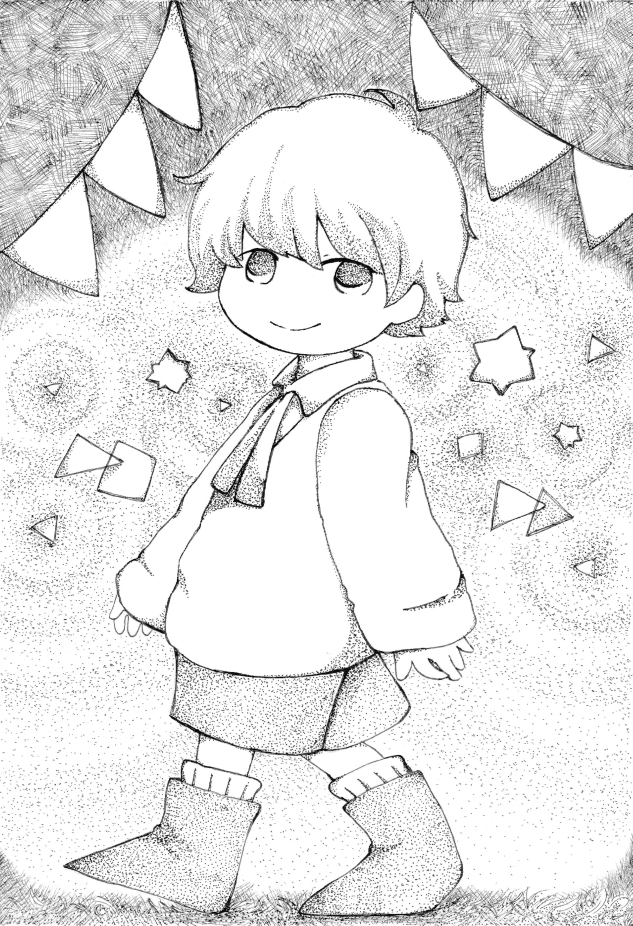 【原画】点描画-1