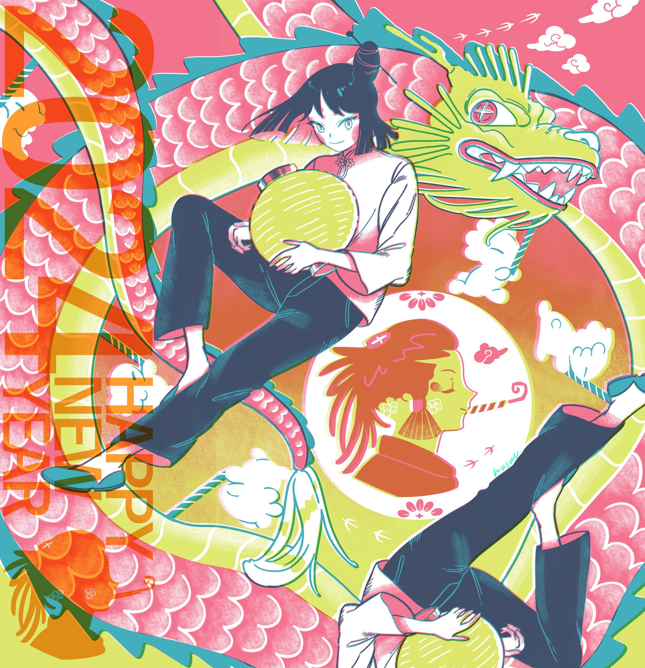2024年年賀イラスト-1