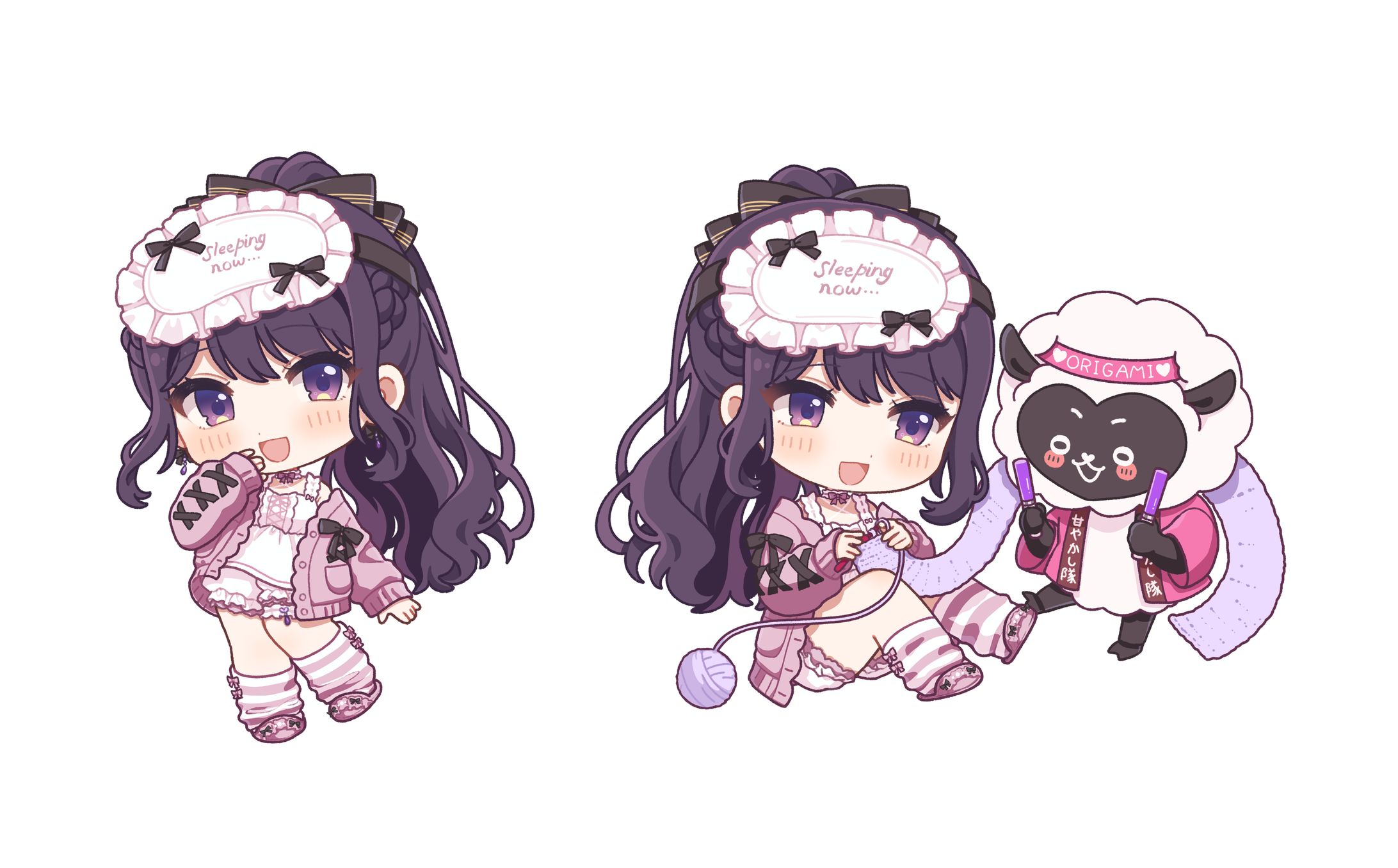 甘衣おりがみ様　デフォルメイラスト-1