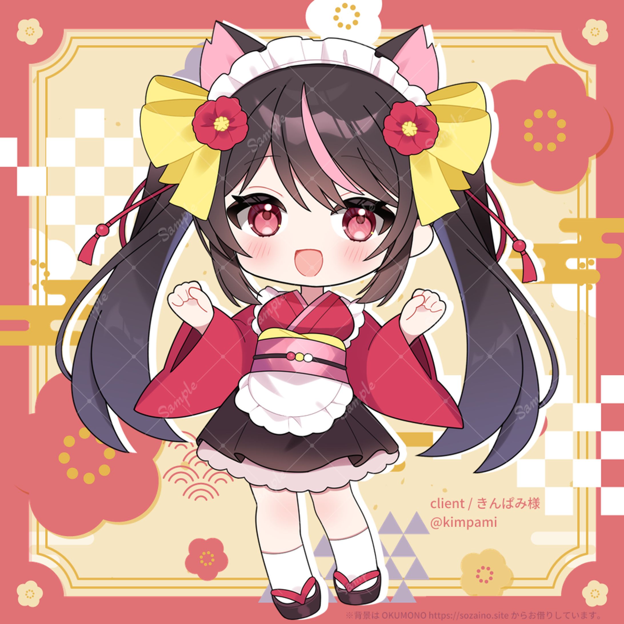 ミニキャライラスト/きんぱみ様-1