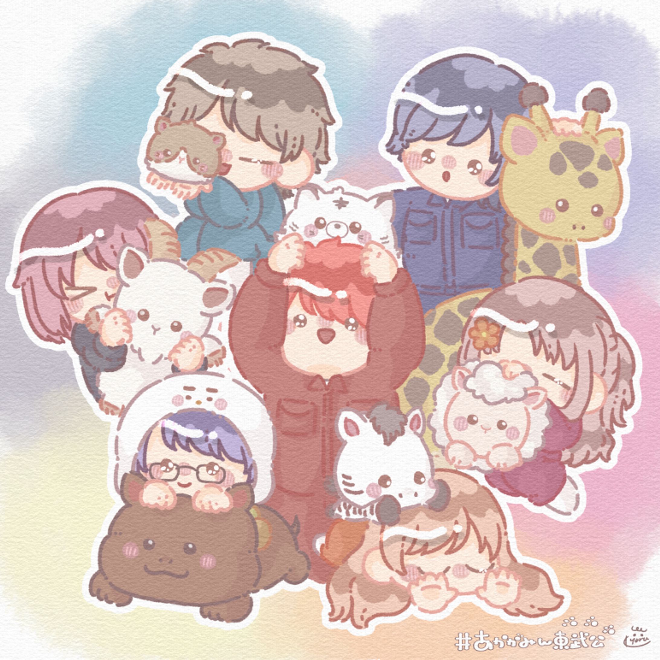 ꒰ fa ꒱ 東武動物園 / あかがみんクラフト さま-1