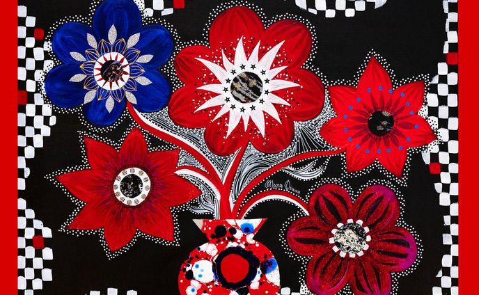Anemone Flag Check
F20号
フラッグチェックと質感が面白いバイカラーの花瓶が楽しめるアネモネを描いた作品です♪

ArtValley ECサイトでお取り扱い中の作品 @artvalley_tokyu 

#大沢愛 #manaosawa #artcontemporain #modernart #artcollector #artgallery #acrylicpainting #painting  #collageartwork #illustration #artstagram #artlovers #visualart #contemporaryart #colorful  #mixedmedia #ミクストメディア #绘画 #当代艺术 #現代アート #현대예술 #アートコレクター#naiveart #selftaughtartist #Fauvism #womanartists #アネモネ #anemone #primitive #artvalley