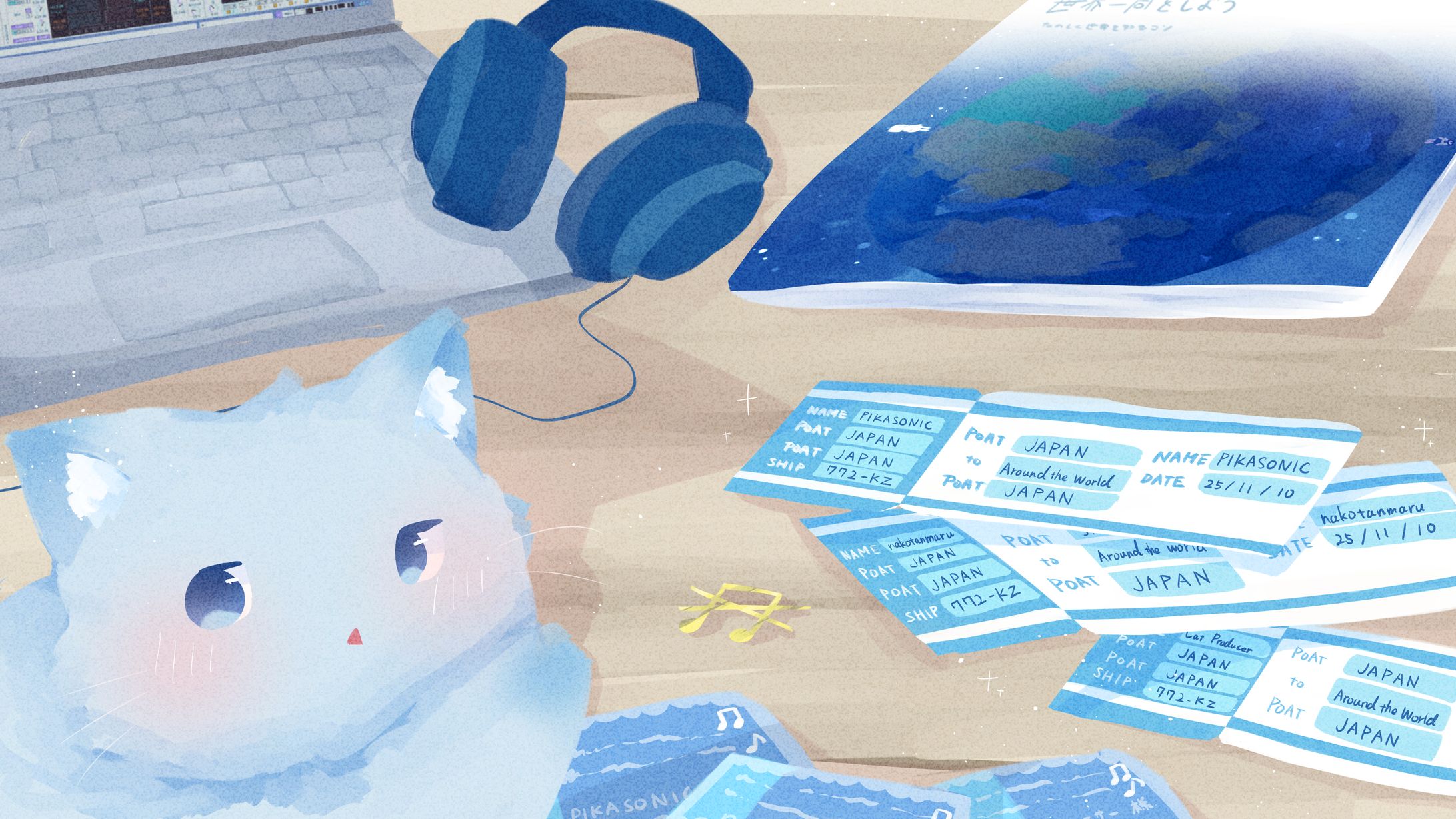 ナナツカゼ様　「あのね」予告イラスト-1