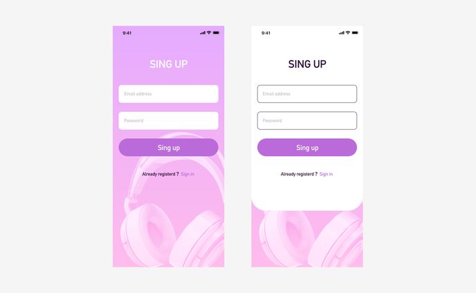 Daily UI / Day1 - Sign up