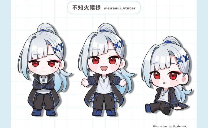 不知火禊様 ミニキャライラスト