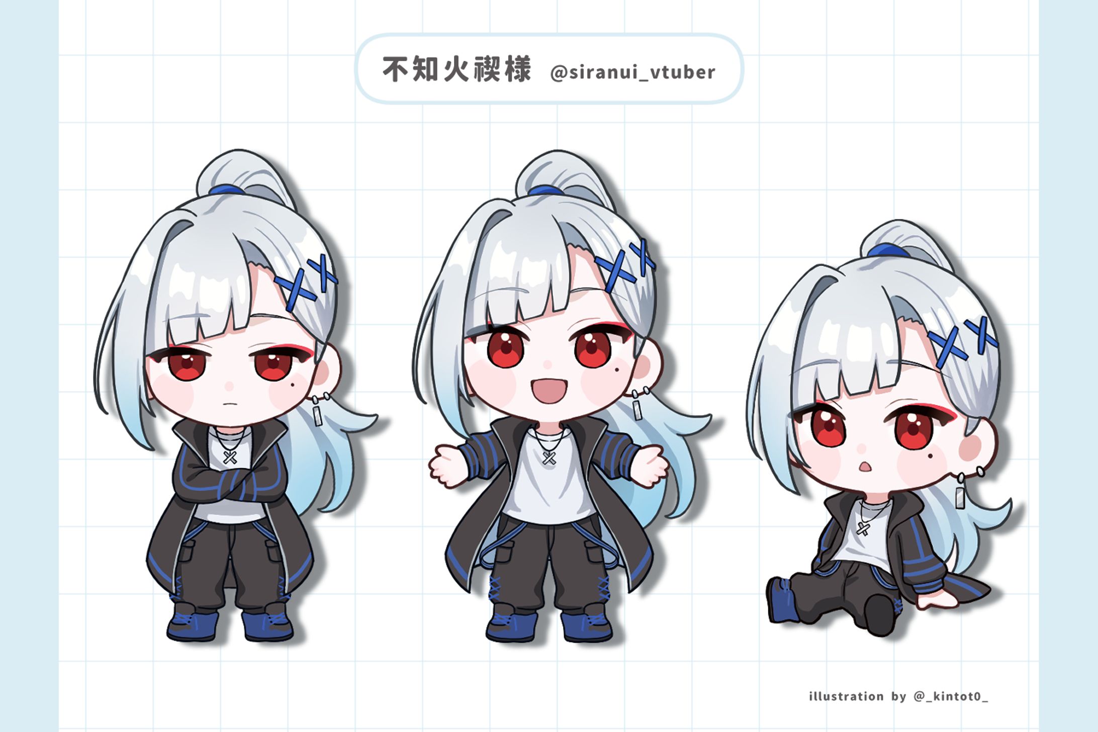不知火禊様 ミニキャライラスト-1