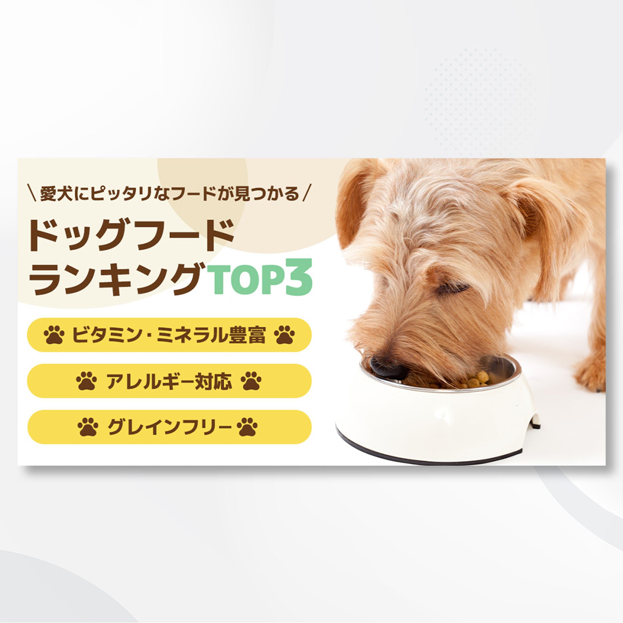 【バナー】ドッグフード比較サイト-1
