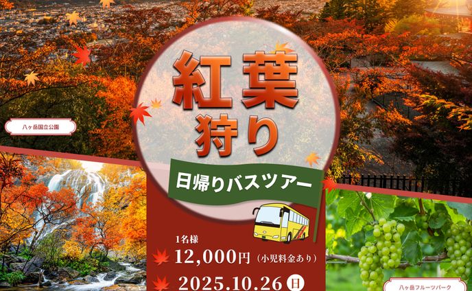 日帰りバスツアーバナー