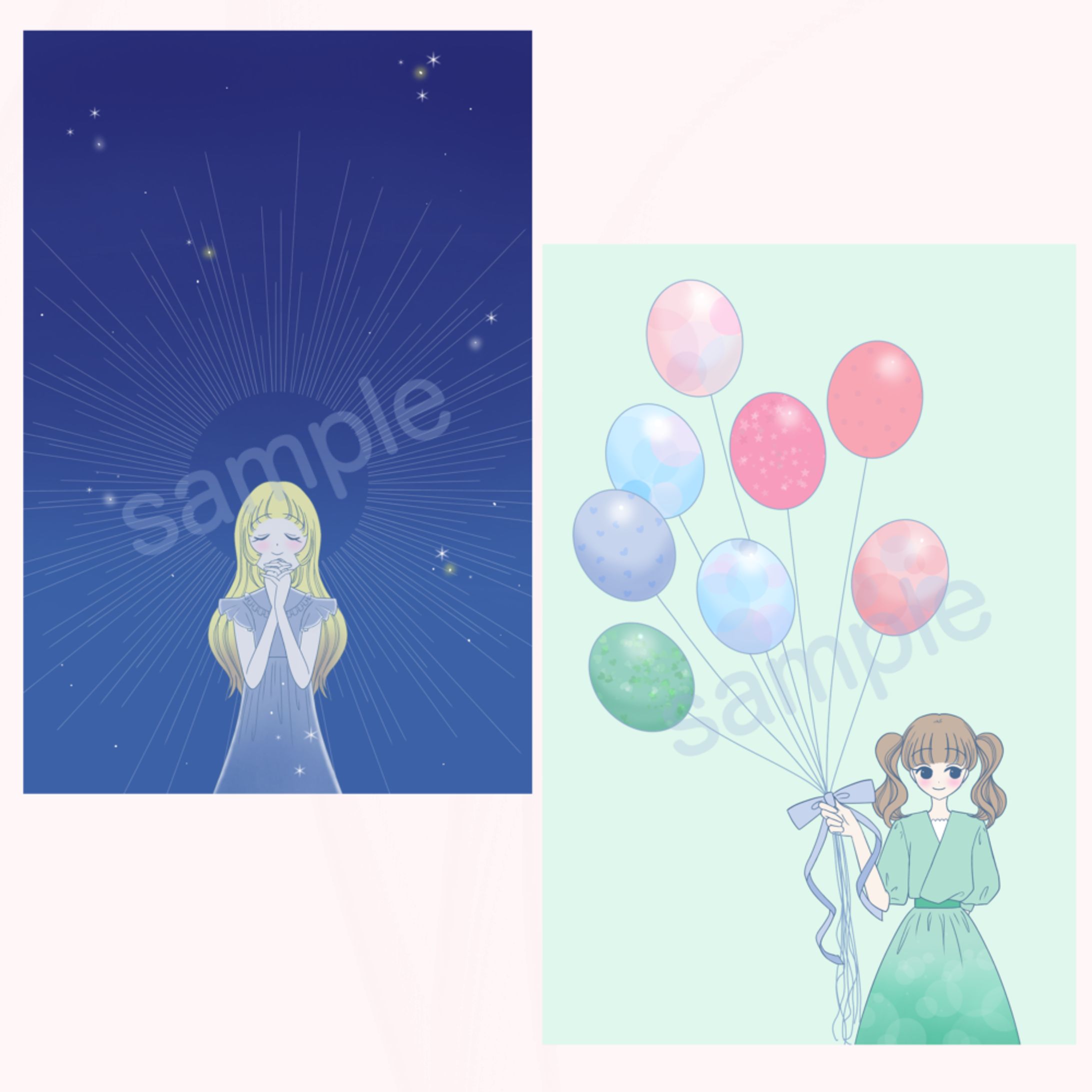 サンプル用イラスト（ココナラ）-1