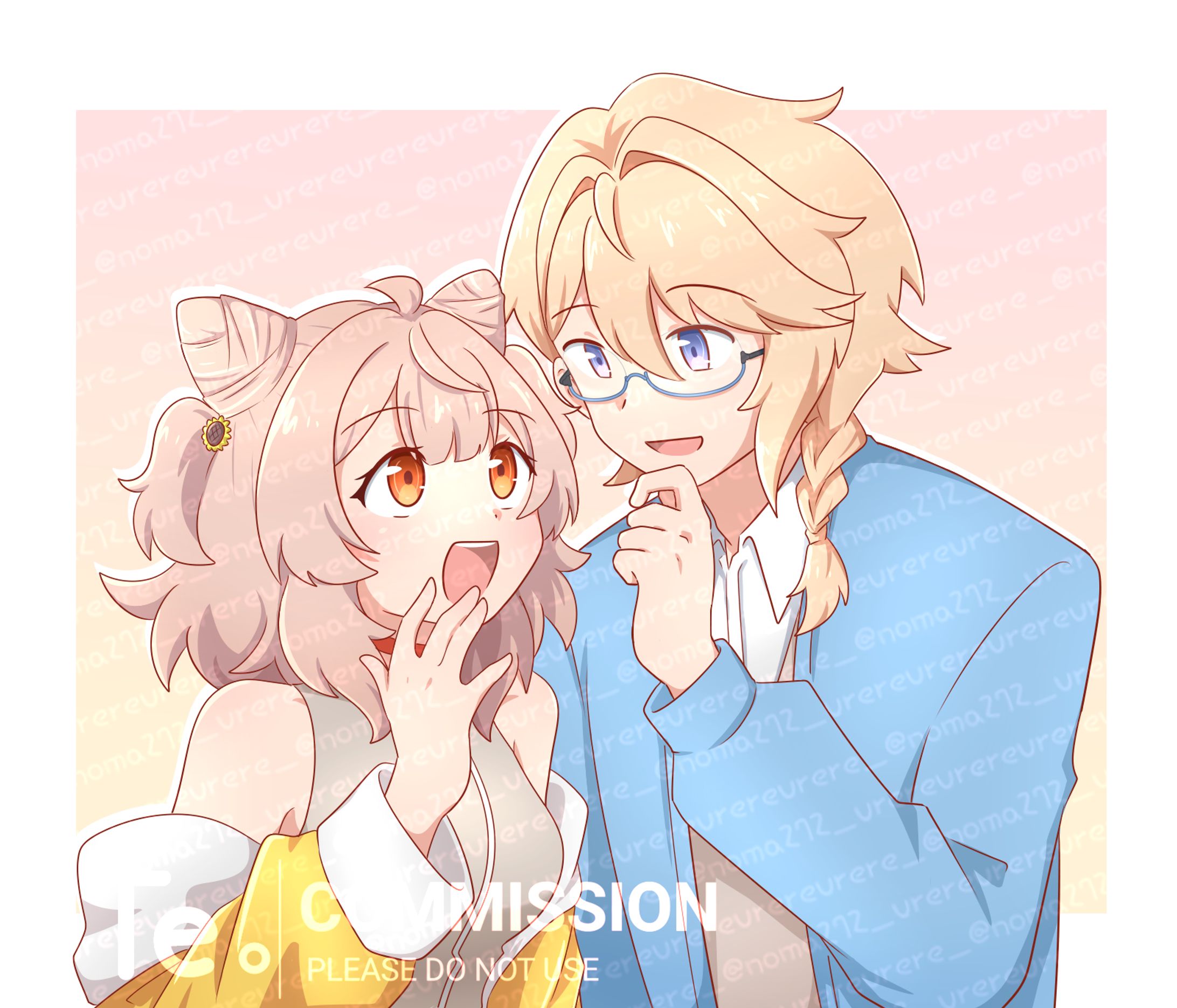 Skeb couple - Prin [commission]-1