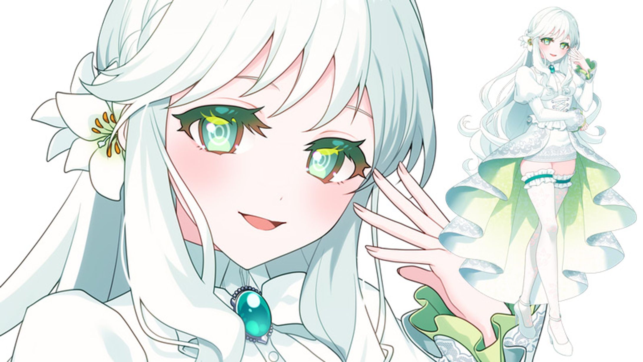 【全身イラスト】リリス・ブランシュ様-1