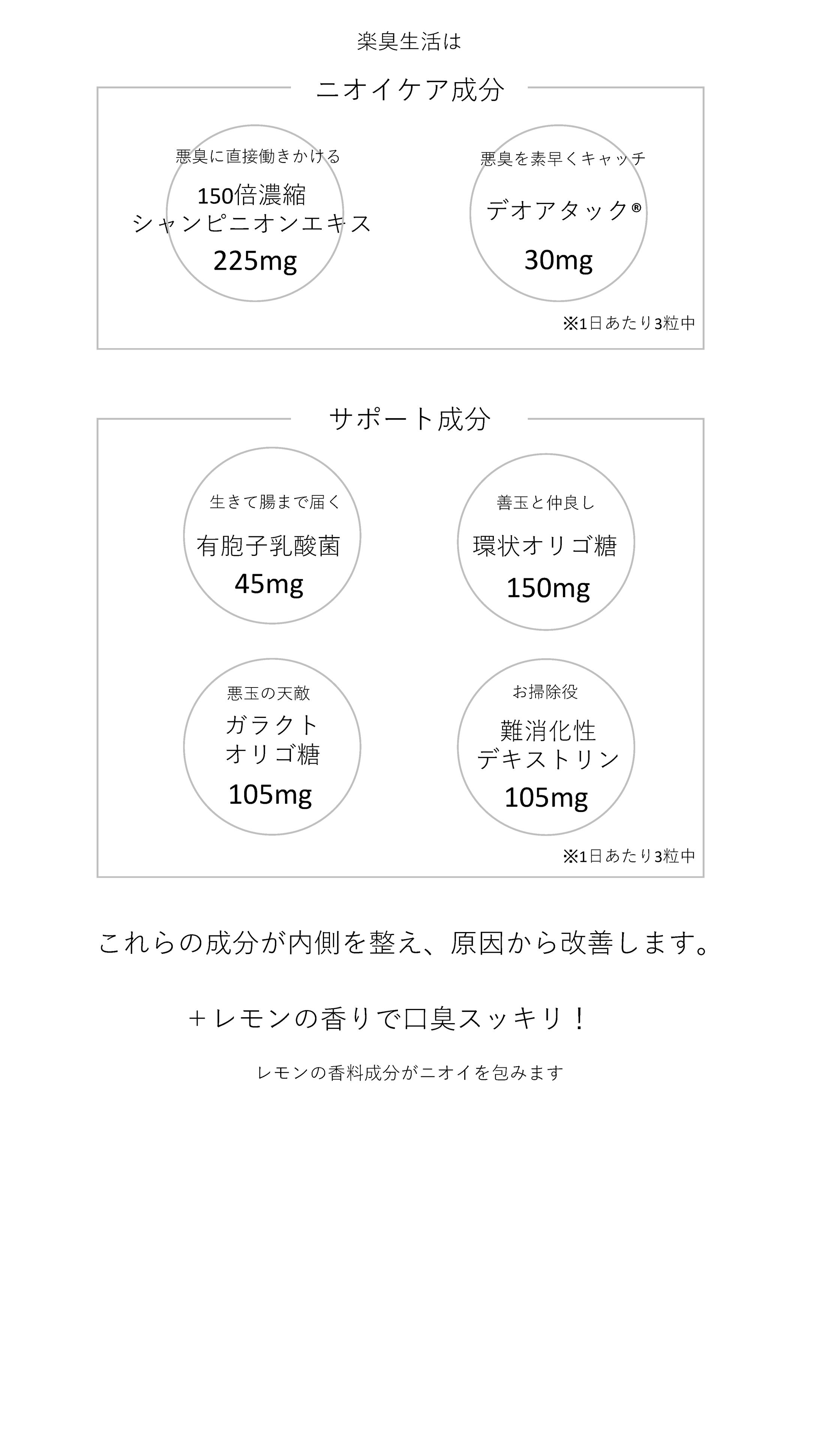 【LP構成案】楽臭生活(リピート向け)-1