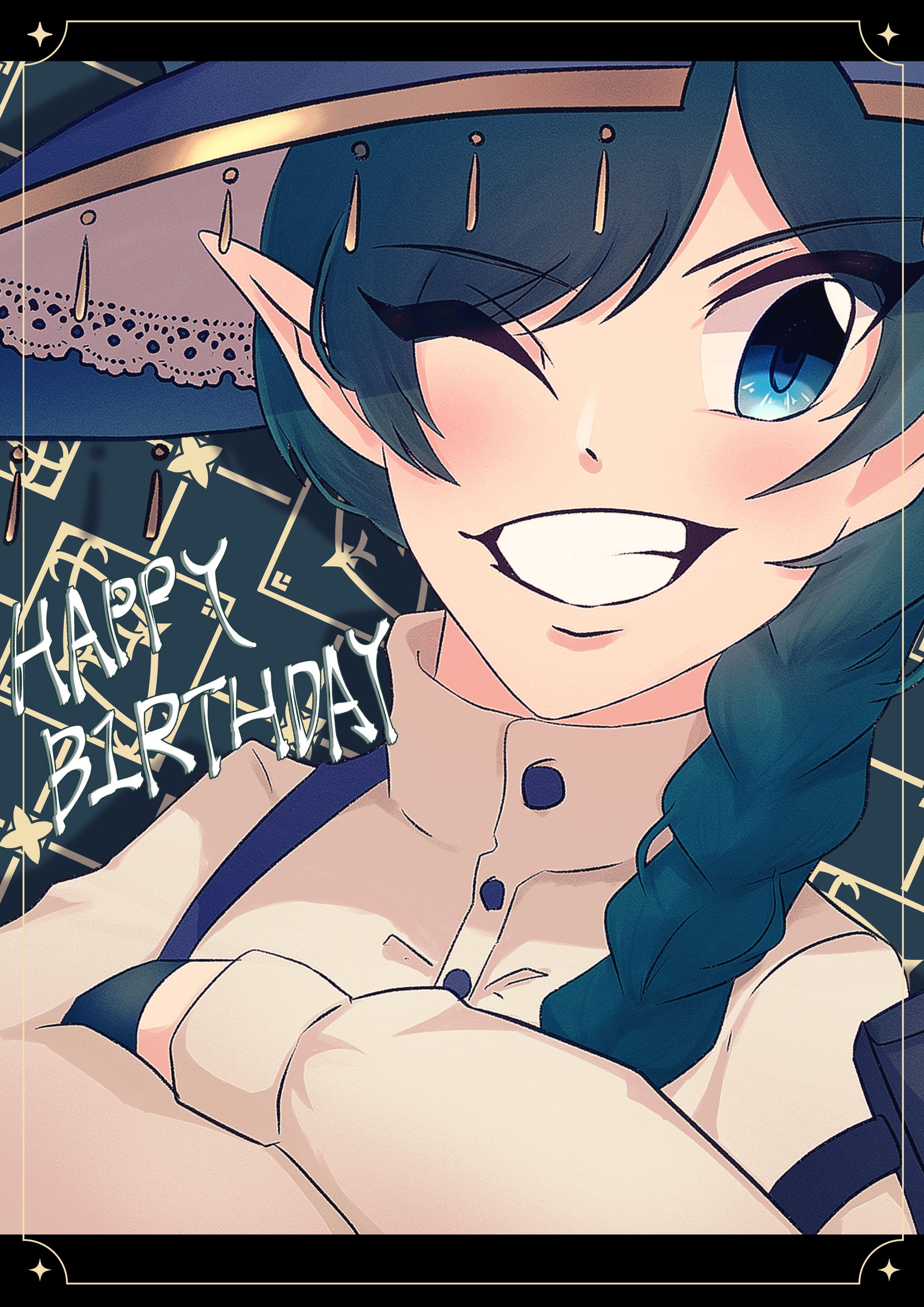 【依頼】誕生日イラスト-1