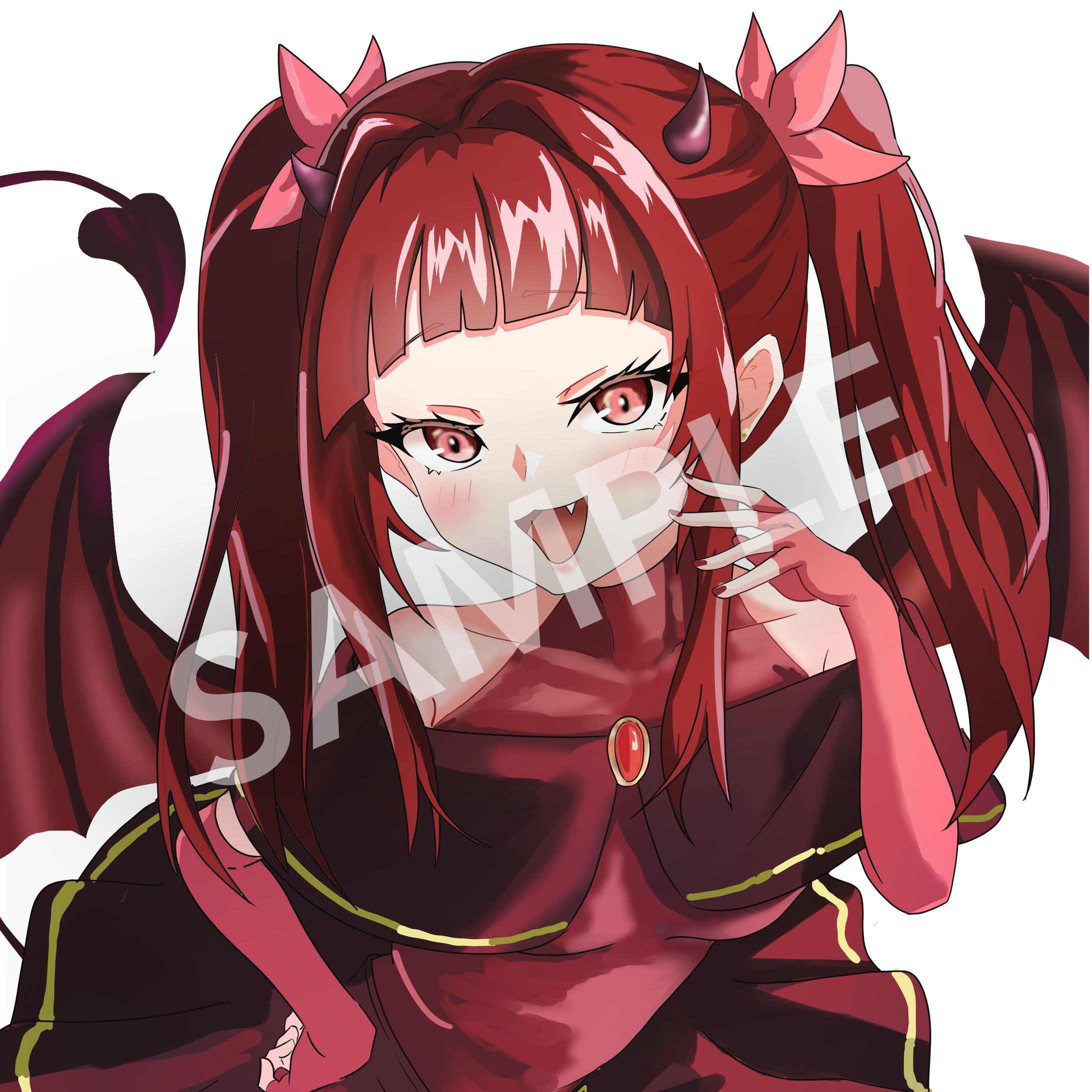 アイコン用イラスト　(毒乃ぐらな様　ご依頼)-1