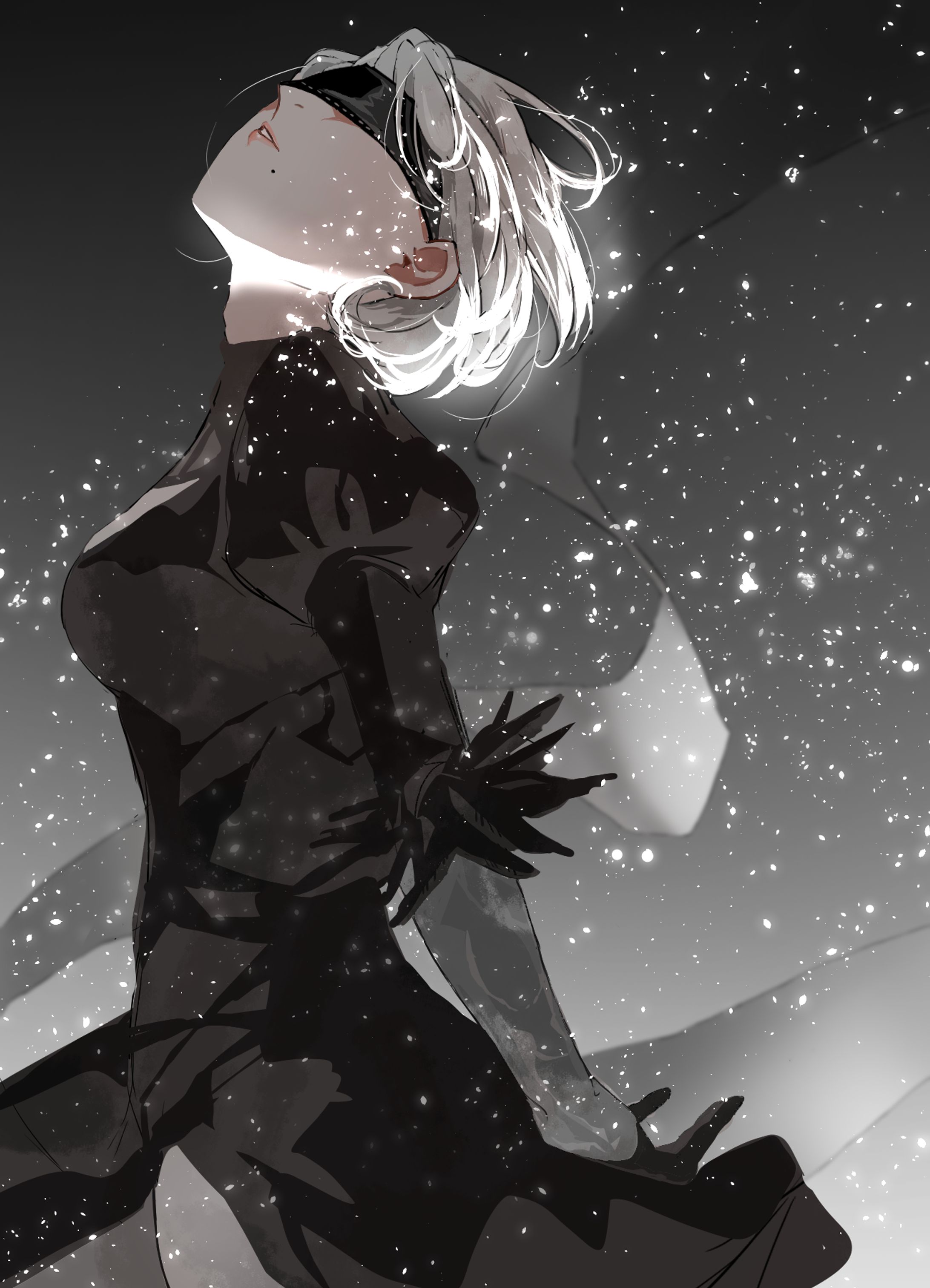 ファンアート　NieR: Automata.より　「2B」-1