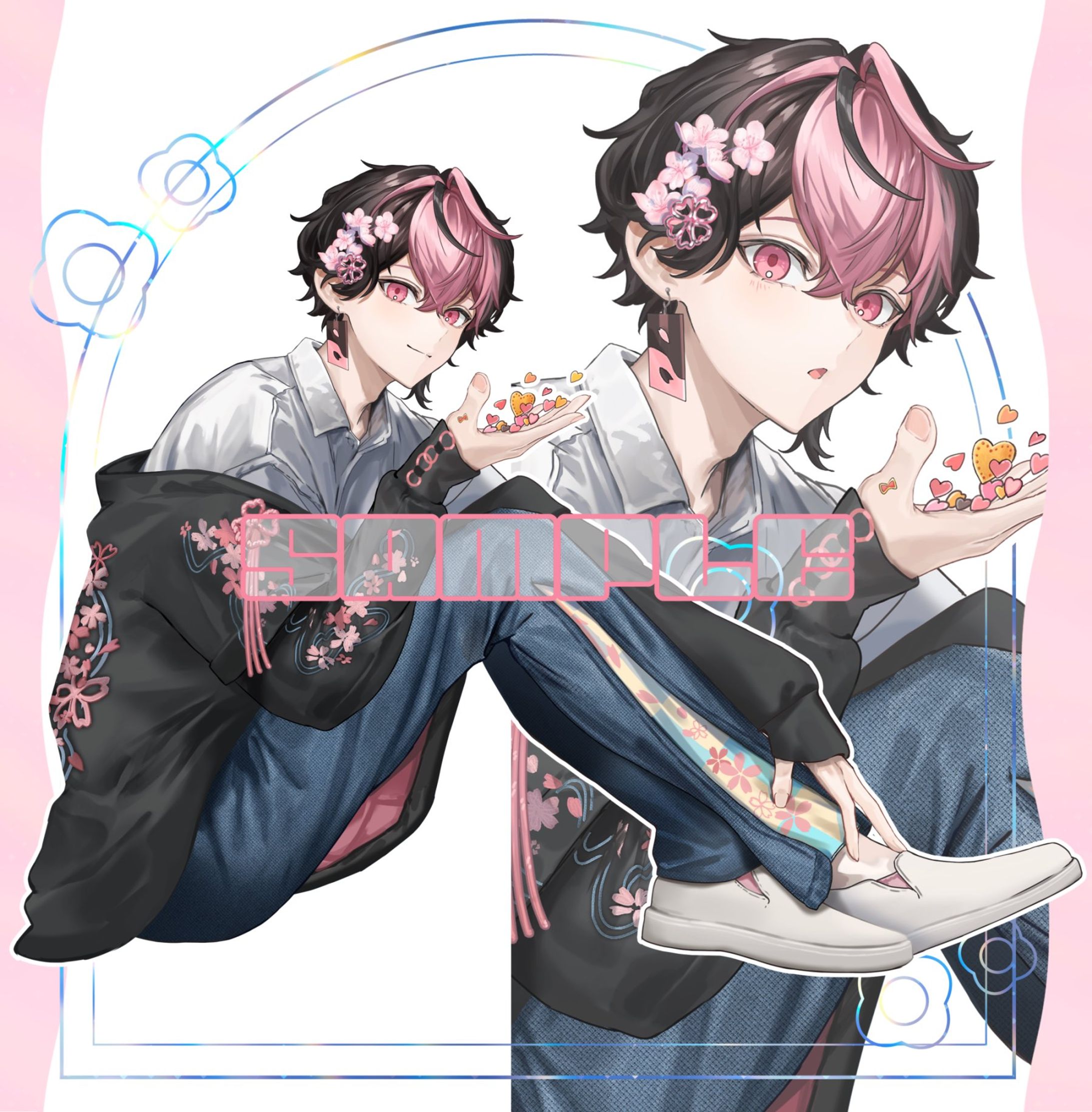 シクフォニ、LANさん　歌ってみたMVイラスト-1