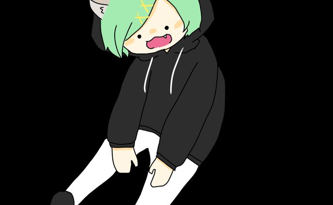 グッズ用、水彩風イラスト