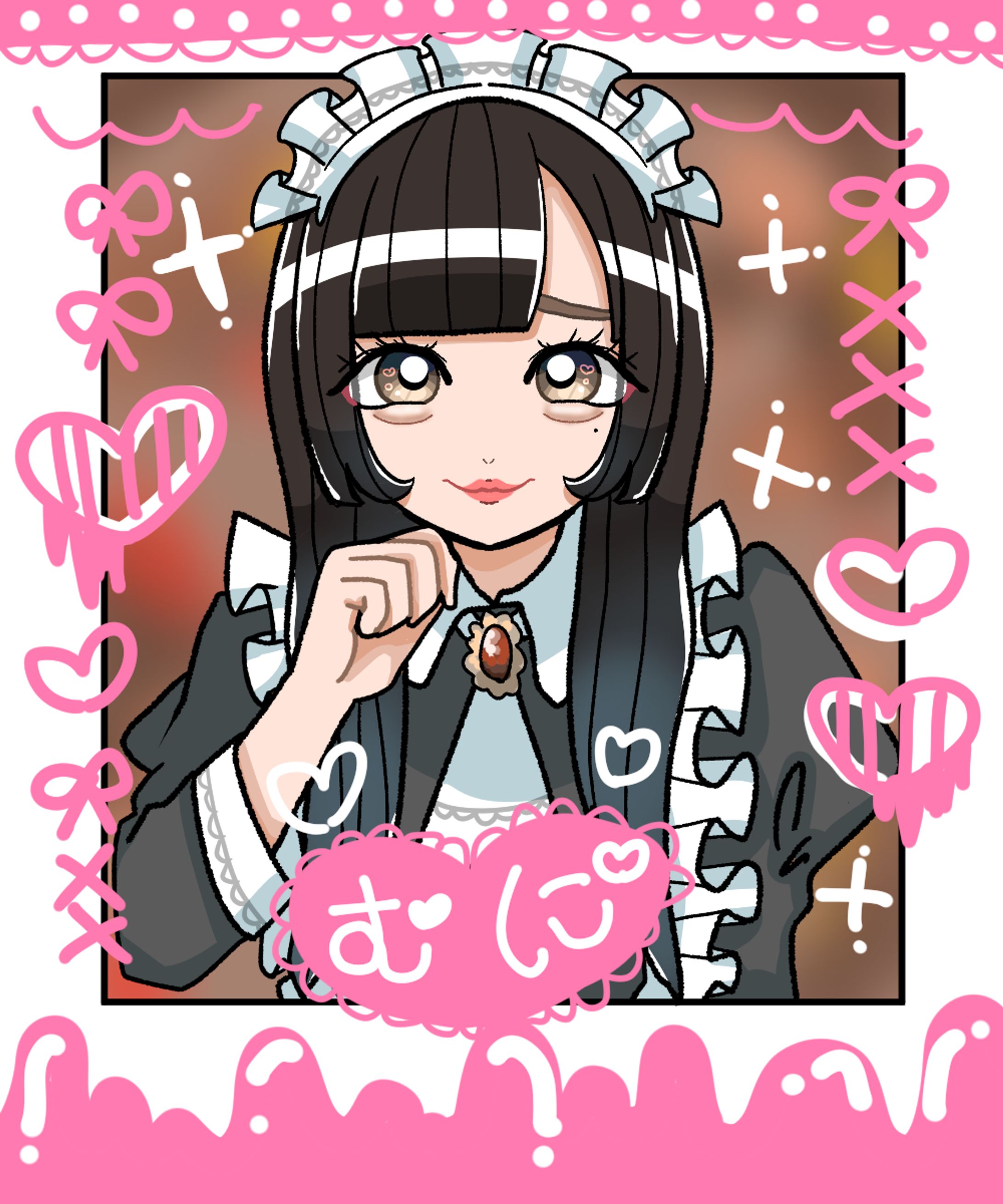 おれのメイド。様　所属メイドイラストデザイン-1
