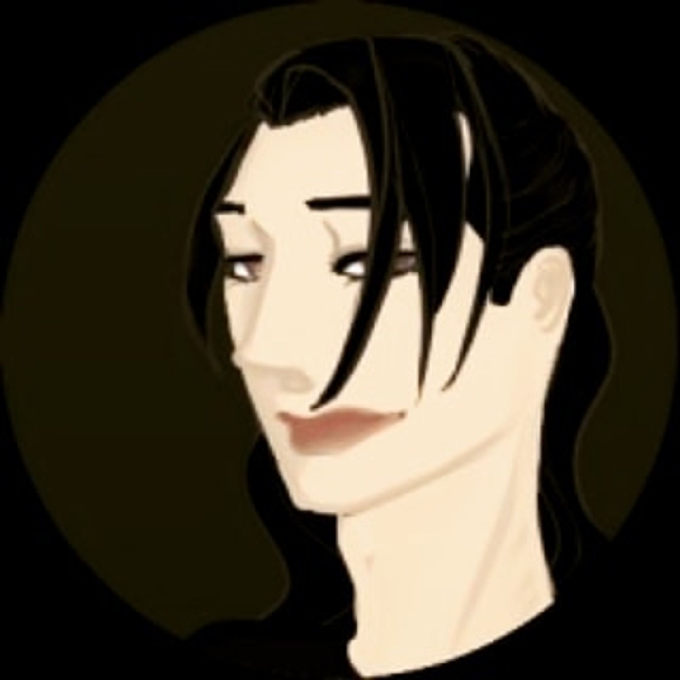 20210605.ワークスペースちょと変更して登録。自分用キャラメーカーのバリエーション：前髪3、裾襟髪3、鼻1、眉2、追加。目既存2微調整。ユージ暫定アイコン作成、アップロード、ファイル名変更、ファイルURLシートへ入力、吹き出し登録、吹き出しHTMLシートへ入力、吹き出しID書き出し、アイコン倉庫更新、吹き出しデザイン変更CSS更新。#ごりごりごりっと芯減らし訓練 #originalcharacter　#ARTISULd16pro #clipstudiopaintpro #一次創作 
#amateurillustration #digitalillustration-1