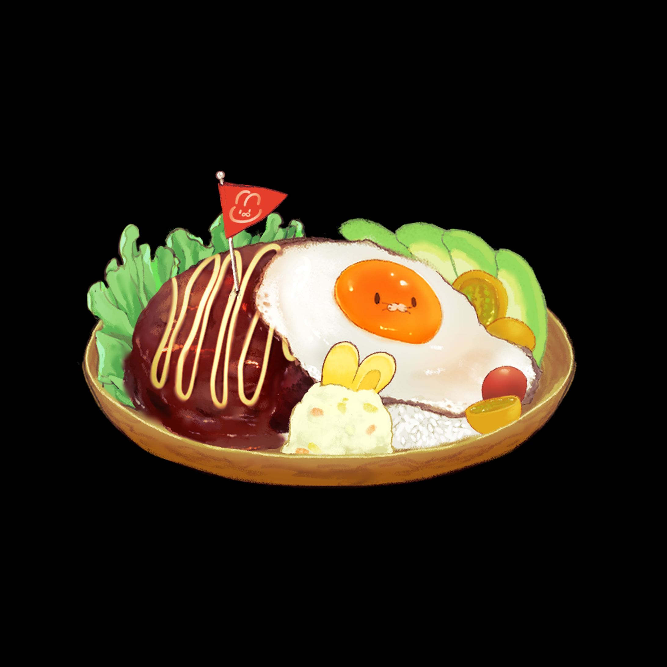 マスコットVのおみせ企画イラスト①-1