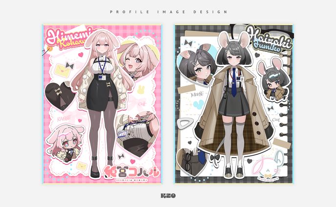 プロフィール画像/姫宮コハル様・灰崎フミコ様