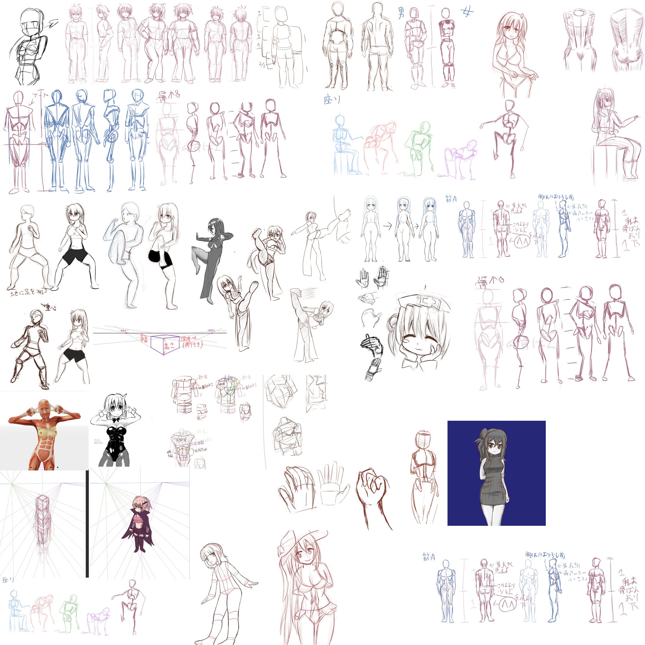 デッサンの練習-1