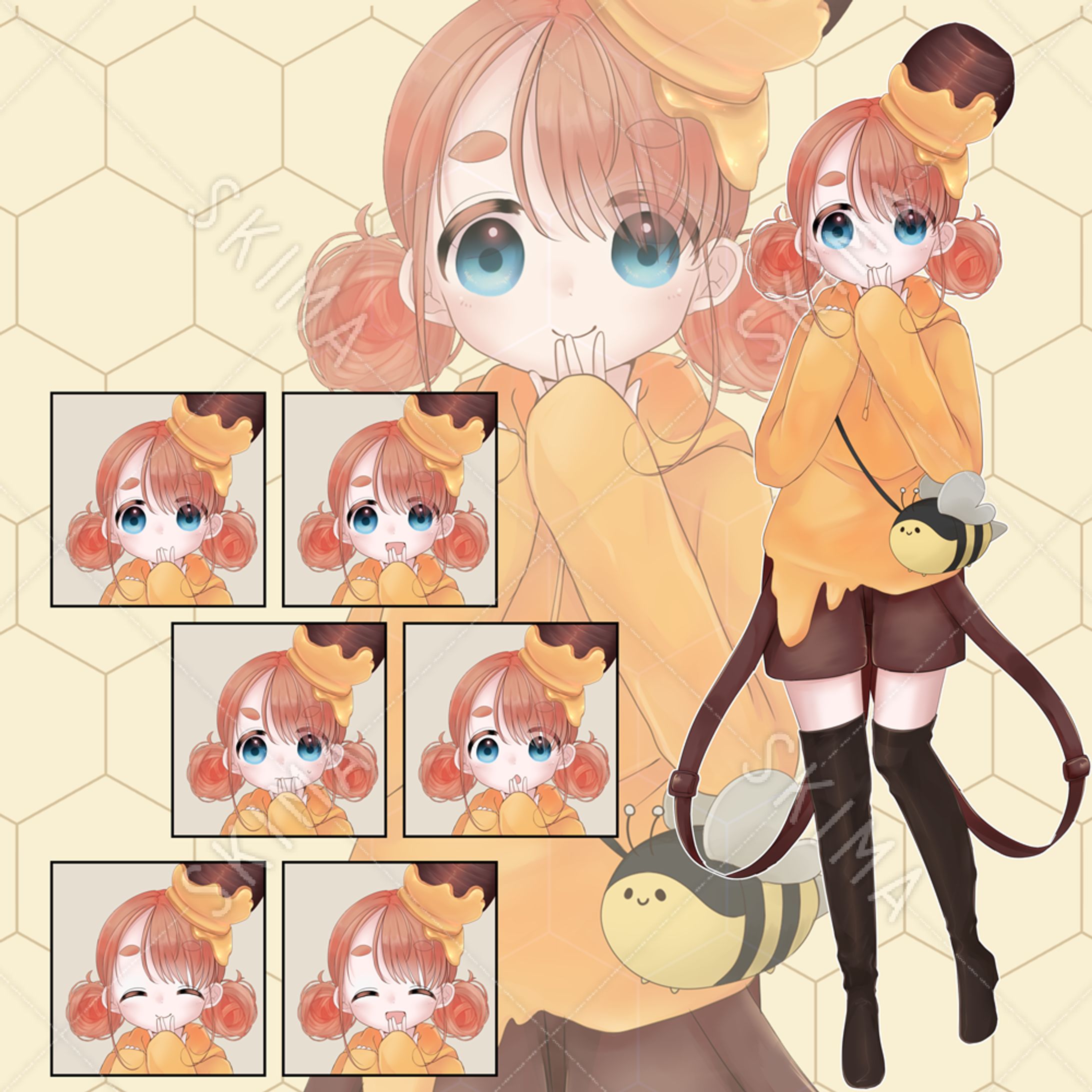 【Adopt】はちみつ帽子の女の子-1