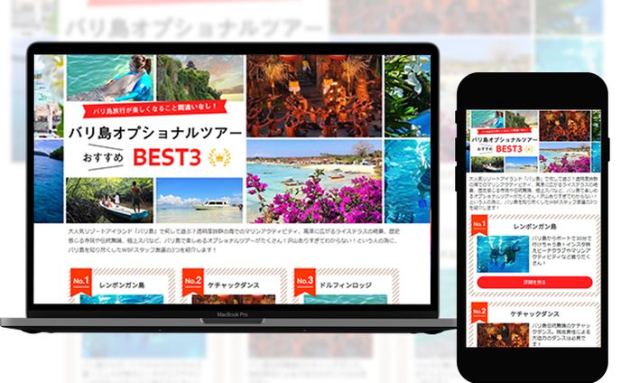 バリ島オプショナルツアー特集