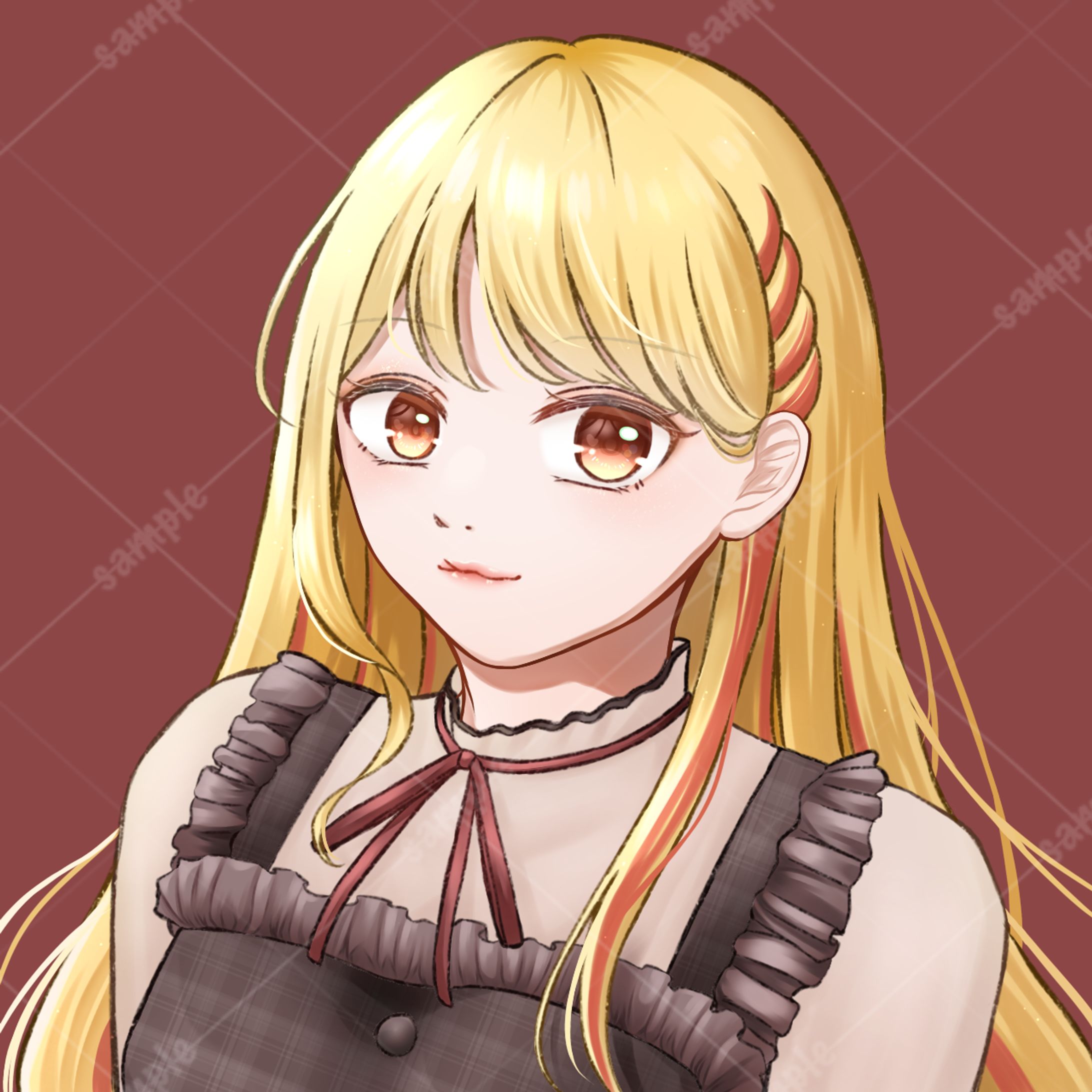 上目遣いな女の子-1