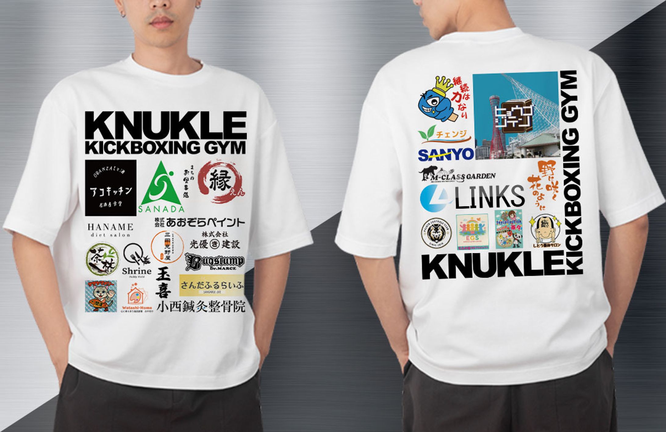 ▪️KNUKLE KICKBOXING GYM様▪️スポンサーTシャツ_2025.08-1