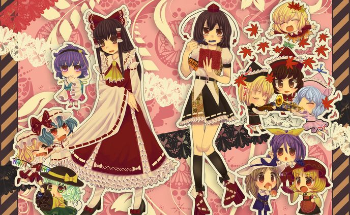 東方ＳＳ姉妹合同誌「はらはらからから」表紙