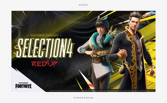 STREAM DESIGN // SELECTION4 featuring Fortnite