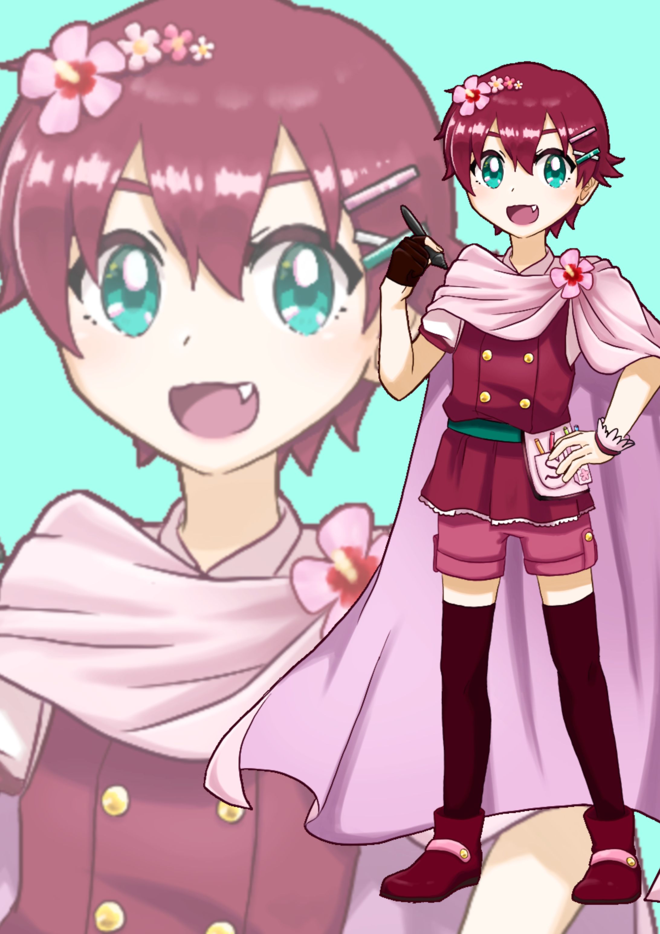 オリジナルキャラクター・お絵描き魔法少年-1