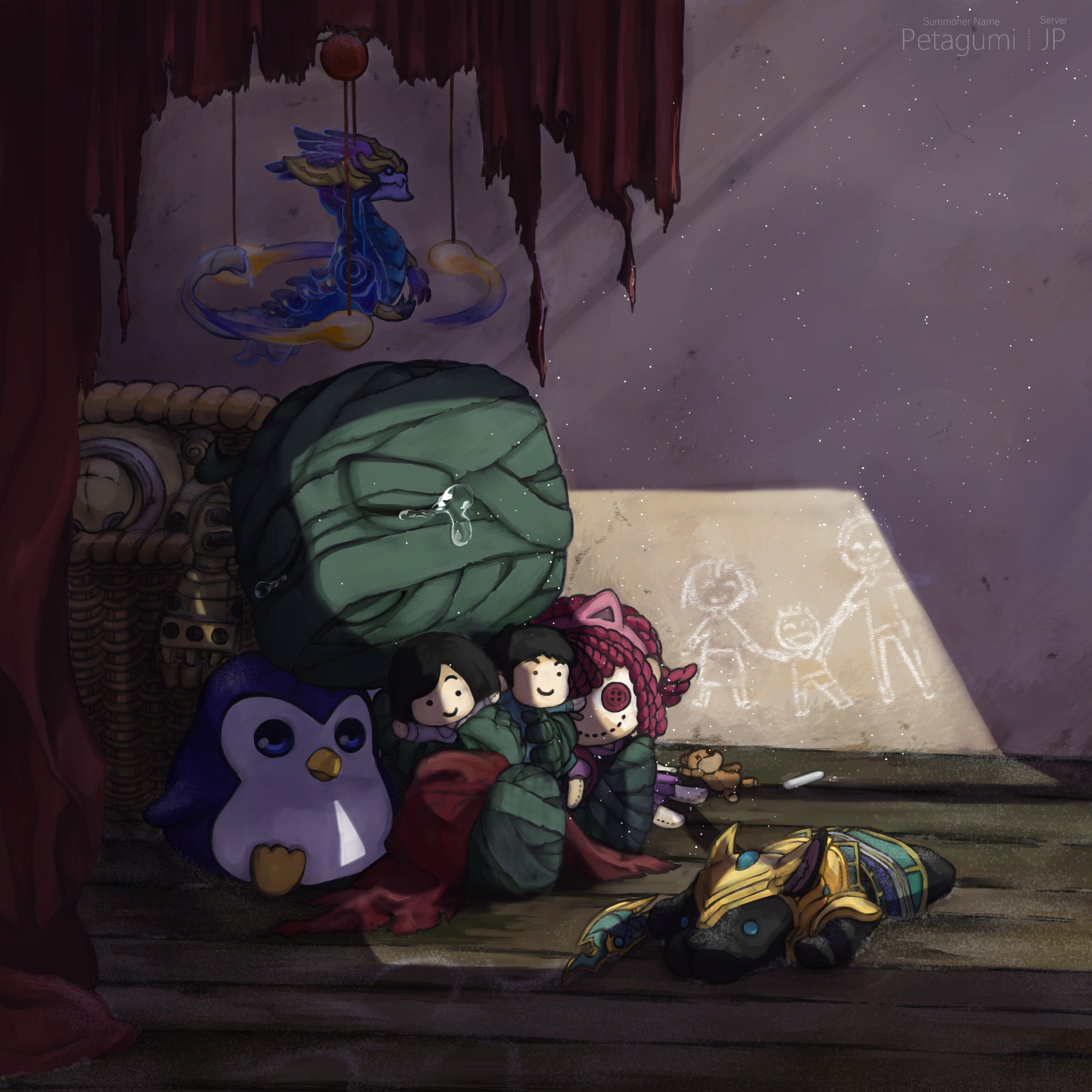 【アートコンテスト参加作品】Garret Amumu『Have a good dream』【League of Legends】-1