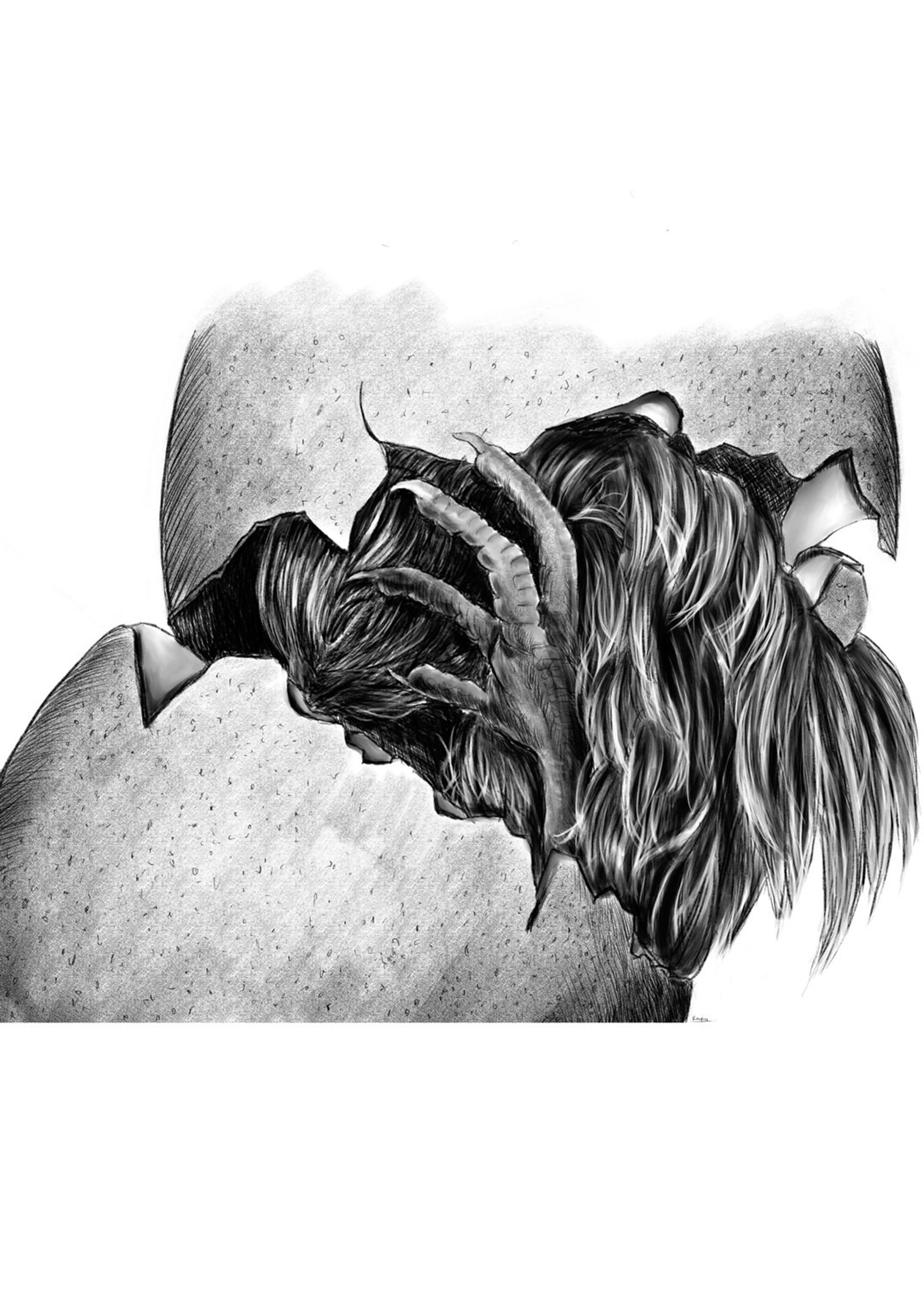 オリジナルペン画-1