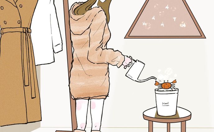 かに座のおねえさんのお部屋🦀
おうちの中で🦀と暮らしてたらいいな。

#イラスト #日常 #あるある #もこもこ靴下 #あったかグッズ #寒波 #ときどきぽんこつ #ガールズイラスト #ルームウェア #ゆるいイラスト #挿絵 #doodle #眠い #寒い #手品 #ていねいな暮らし #末端冷え性 #溢れた #これ洗濯するから #かに座 #星座のおねえさん #想像星座 #暮らしのアイデア #ジョウロ #🦀 #インテリア #雑貨 #お部屋紹介 #かにと暮らす #韓国インテリア 

@cheeeez226