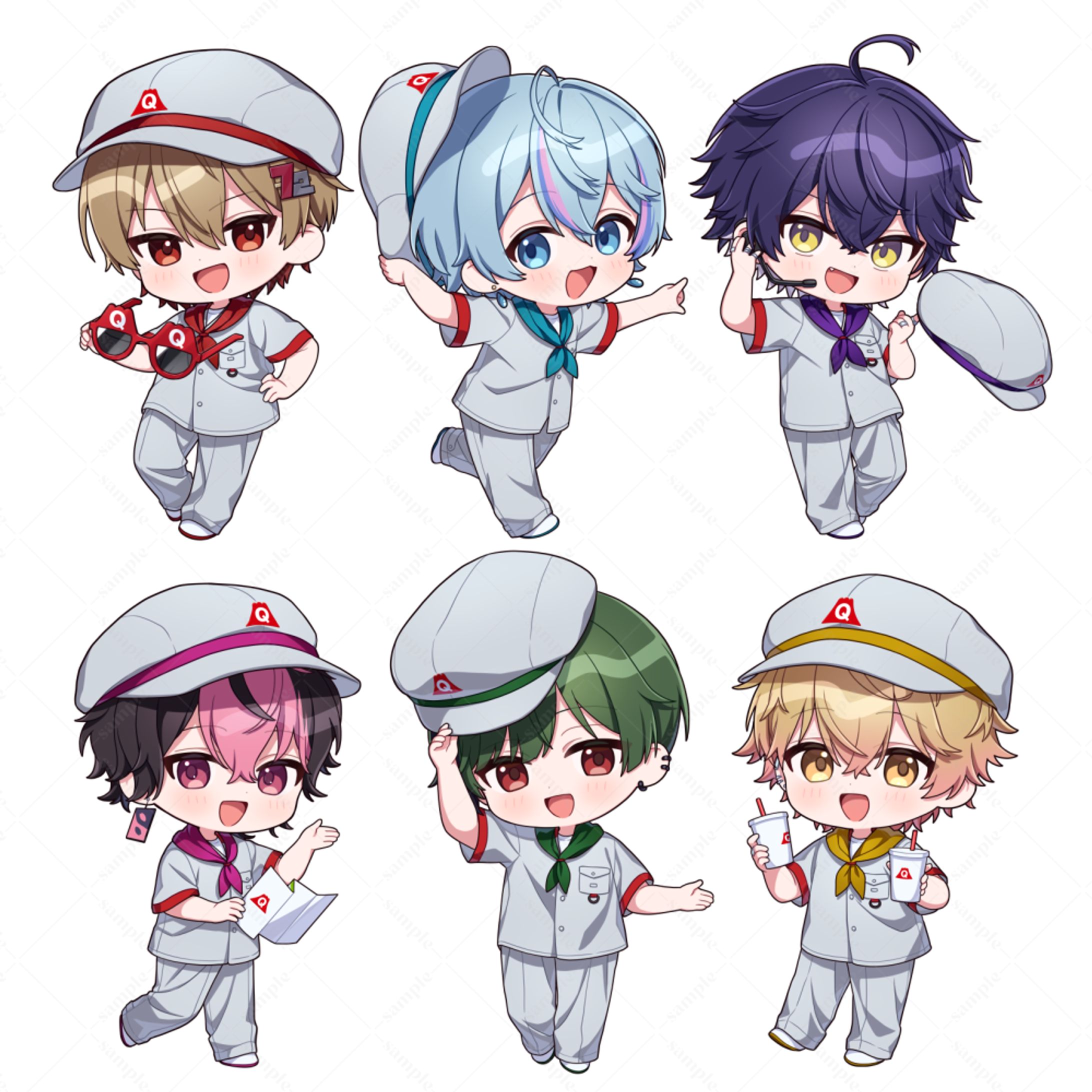 シクフォニ様　富士急ハイランド様　コラボ用イラスト-1