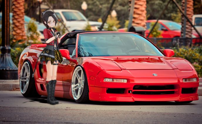 コラージュ:アイカツ×NSX