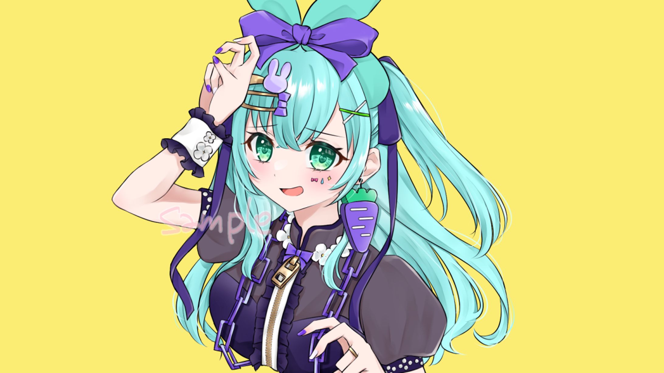 青兎るきな様║Twitter企画絵-1