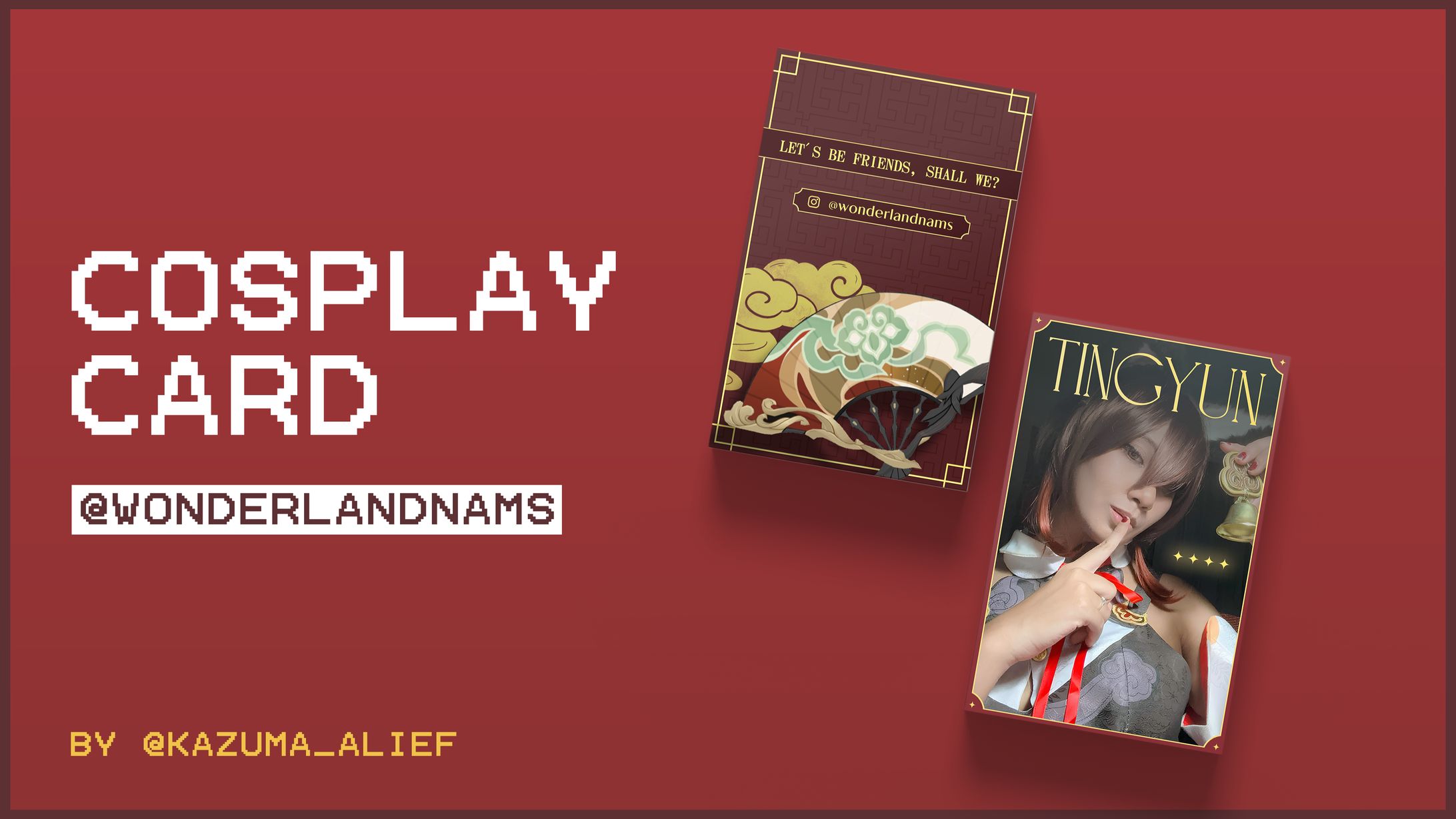 Cosplay Card - Tingyun by@wonderlandnams-1